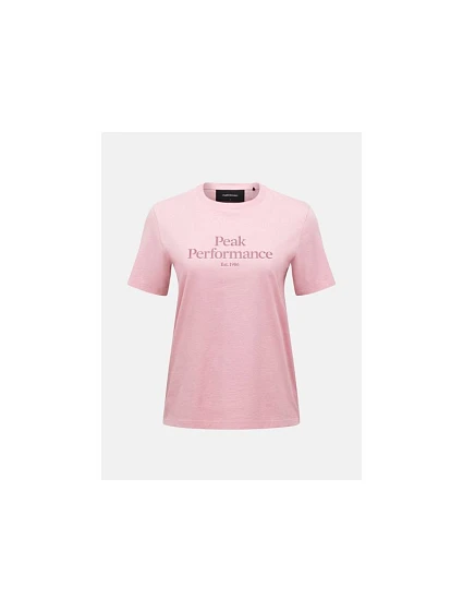 Dámské tričko PEAK PERFORMANCE W Original Tee, růžová barva