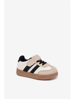 Sportovní Obuv Tenisky Dětské Na Suchý Zip Béžové model 21700597 - Boto