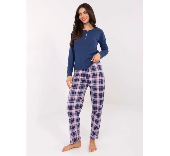 Piżama PI FP ciemny niebieski model 21755224 - FPrice