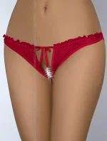 Tanga Magenta V-6448 červená - Axami
