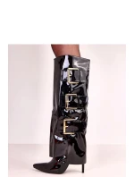 Kozačky na podpatku model 222360 Solea Kozačky na podpatku model 222360 Solea