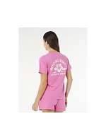 Dámské tričko RIP CURL Surf Puff Party Pack Relaxed, růžové