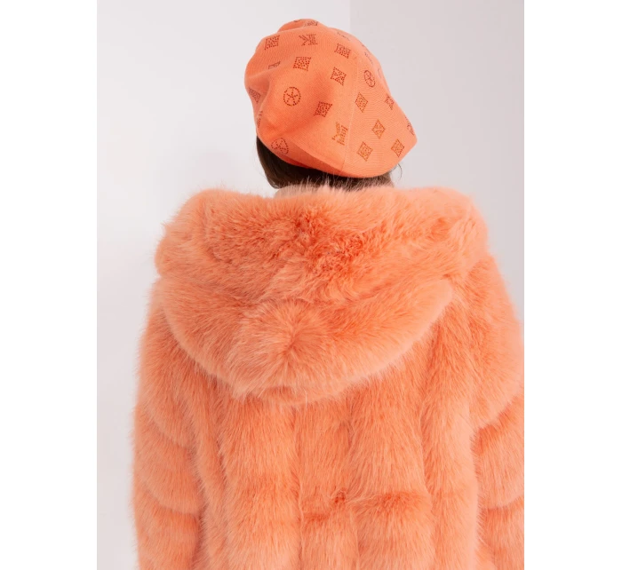 Czapka AT CZ model 18997544 brzoskwiniowy - FPrice Czapka AT CZ model 18997544 brzoskwiniowy - FPrice