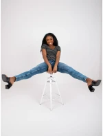 Džíny kalhoty D85035C62220M263 modré