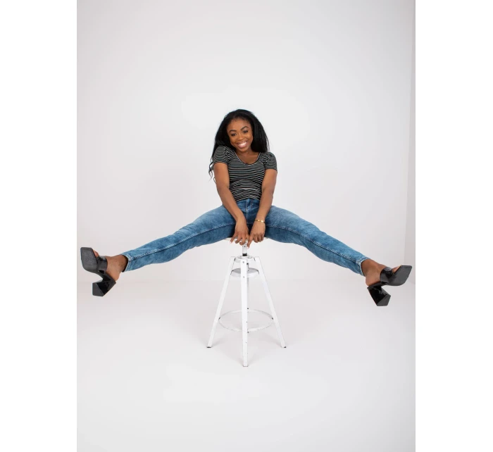 Džíny kalhoty D85035C62220M263 modré