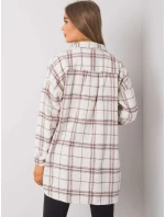 Košile TO KS 0810 3.32 bílá růžová Košile TO KS 0810 3.32 bílá růžová