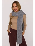 M898 Pletená šála - šedá