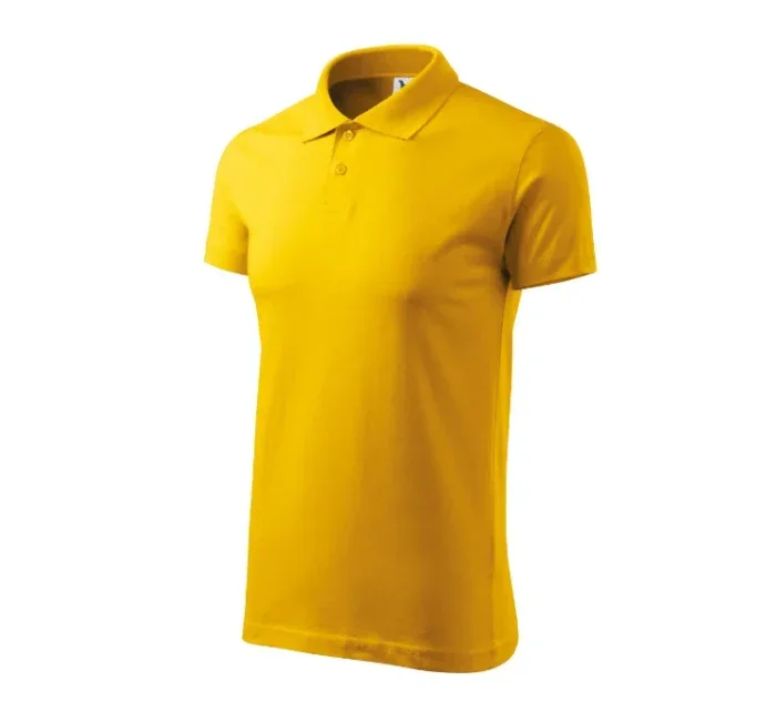 Single J. polokošile pánská žlutá
