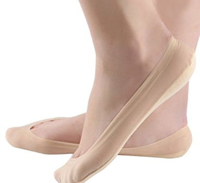 Ponožky baleríny se silikonem 1093