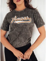 Dámské tričko šedé Dstreet model 21973958 - FashionStreet Dámské tričko šedé Dstreet model 21973958 - FashionStreet