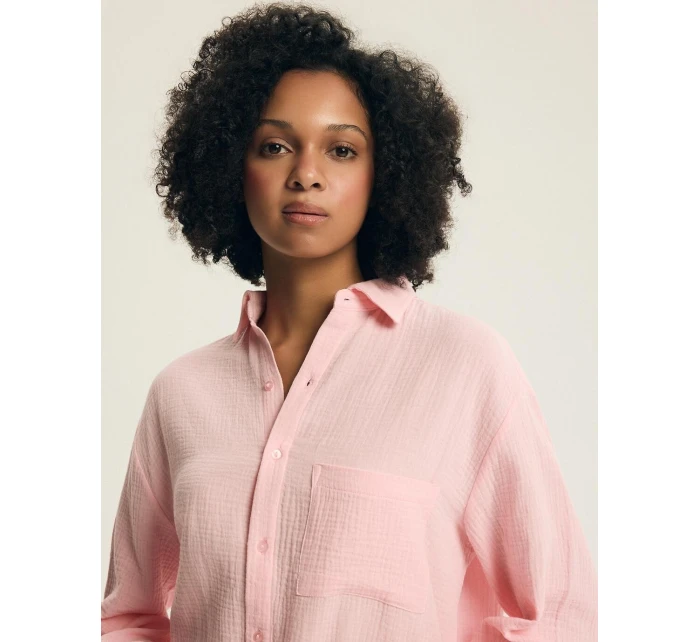 Henderson Dámské pyžamo 44493 Eleni délka/r S-3XL Muslin pruhovaný