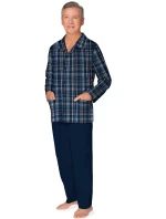 Pánské pyžamo Martel 403 Antoni III délka/r 3XL-4XL pyžamo na zip Pánské pyžamo Martel 403 Antoni III délka/r 3XL-4XL pyžamo na zip