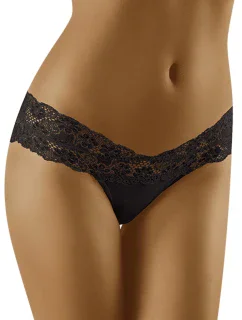 Dámské kalhotky model 15118925 black WOLBAR - Wol-Bar