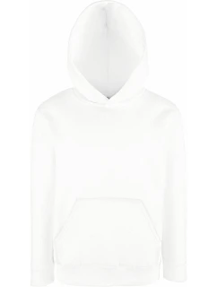 Fruit of the Loom Classic Kids Hooded Sweat Dětská mikina s kapucí 16.2043 white