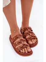 Dámské Pantofle S Pásky Camel Pasiriela Dámské Pantofle S Pásky Camel Pasiriela