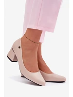 Lodičky na podpatku Vinceza Béžové Lodičky na podpatku Vinceza Béžové