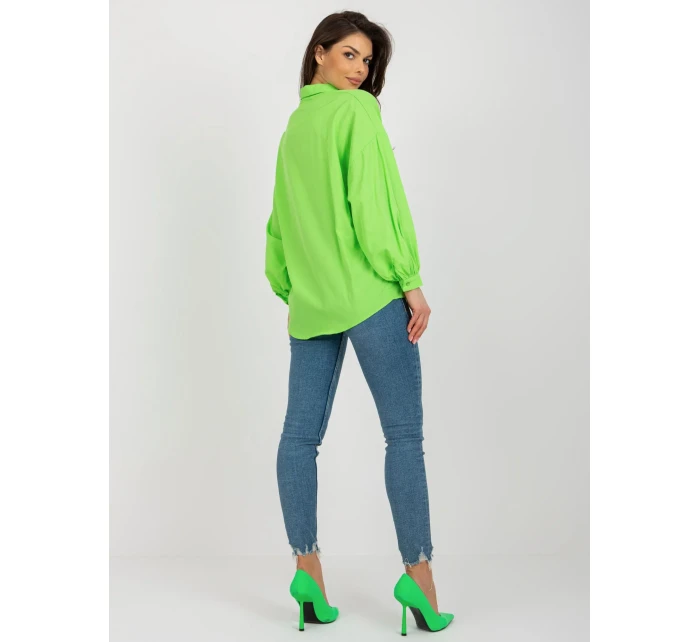 Koszula TO KS model 18484301 jasny zielony - FPrice Koszula TO KS model 18484301 jasny zielony - FPrice