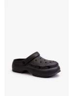 Dámské pěnové pantofle s masivní podrážkou Black model 20448799 - Kesi