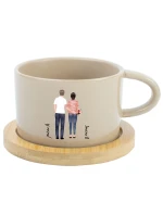 Personalizovaný keramický hrníček Makronka s párem Personalizovaný keramický hrníček Makronka s párem