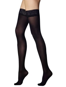 Dámské samodržící punčochy Veneziana Ar Fiona 60 den