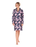 Dámský župan Toya se zipem blue - Vestis Dámský župan Toya se zipem blue - Vestis