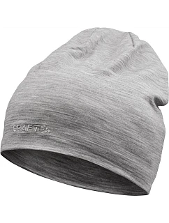 Essence Wool Hat Merino pletená čepice model 22471623 grey melange - Craft Corporate