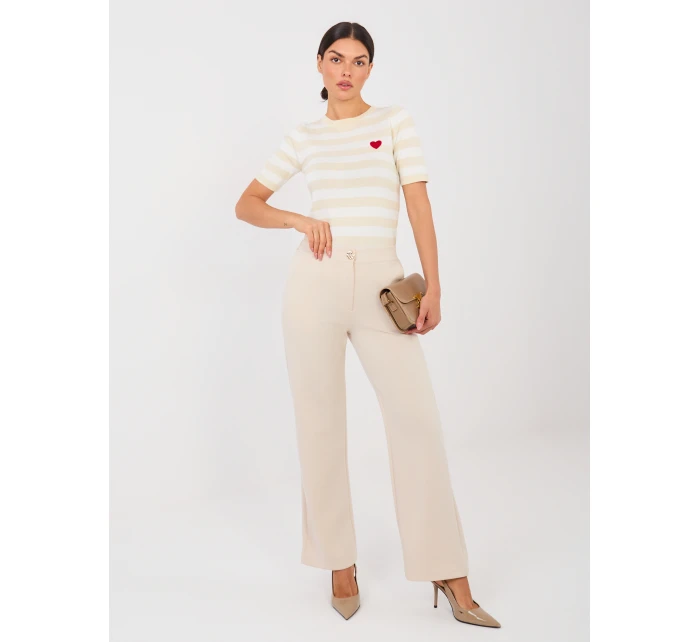Kalhoty IT SP 22209.15 světle béžové