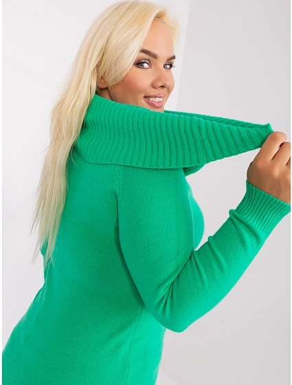 Sweter PM SW model 18917617 zielony - FPrice Sweter PM SW model 18917617 zielony - FPrice