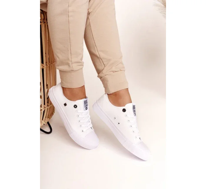 Dámské klasické tenisky Big Star - bílé Dámské klasické tenisky Big Star - bílé