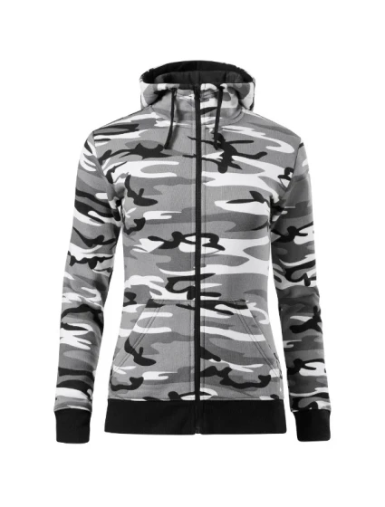Camo Zipper mikina dámská camouflage gray Camo Zipper mikina dámská camouflage gray