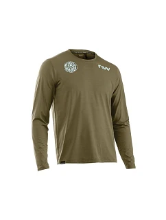 Cyklistické tričko NORTHWAVE Xtrail 2 Jersey Long Sleeve, zelené