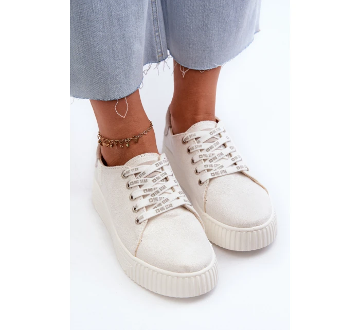 Dámské tenisky SYSTEM BIG STAR Bílé model 21660153 - Big Star Shoes Dámské tenisky SYSTEM BIG STAR Bílé model 21660153 - Big Star Shoes