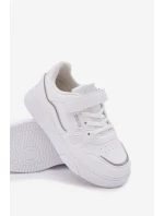 Dětské tenisky na suchý zip Big Star SS374042 Bílé