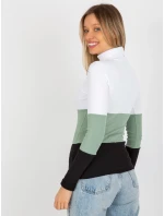 Dámská halenka RV BZ 8465 model 18310040 světle zelená - FPrice Dámská halenka RV BZ 8465 model 18310040 světle zelená - FPrice