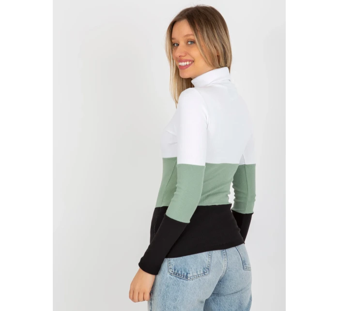 Dámská halenka RV BZ 8465 model 18310040 světle zelená - FPrice Dámská halenka RV BZ 8465 model 18310040 světle zelená - FPrice