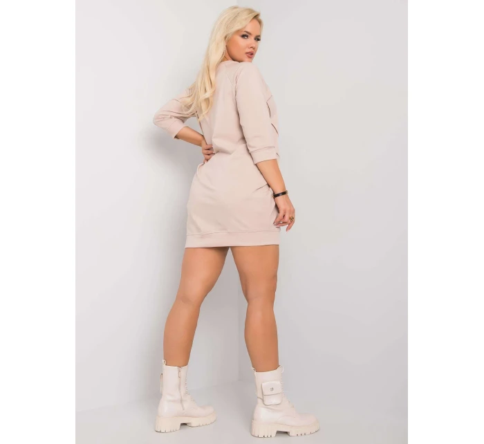 Šaty RV SK 6847.59P béžová