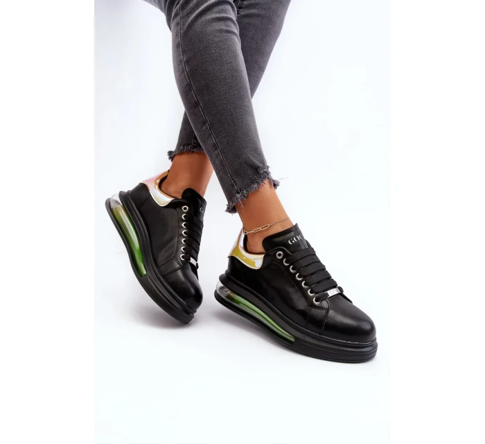 Dámské kožené tenisky GOE Black Dámské kožené tenisky GOE Black