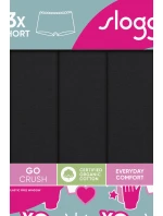 SLOGGI GO CRUSH SHORT 3PACK BLACK