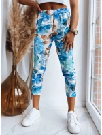 Dámské kalhoty FLOWER GARDEN modré Dstreet model 21969352 - FashionStreet