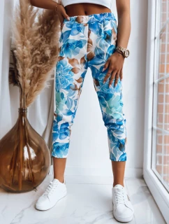 Dámské kalhoty FLOWER GARDEN modré Dstreet model 21969352 - FashionStreet