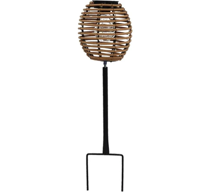 SOLÁRNÍ KULOVÁ LAMPA RATAN HNĚDÁ PROGARDEN