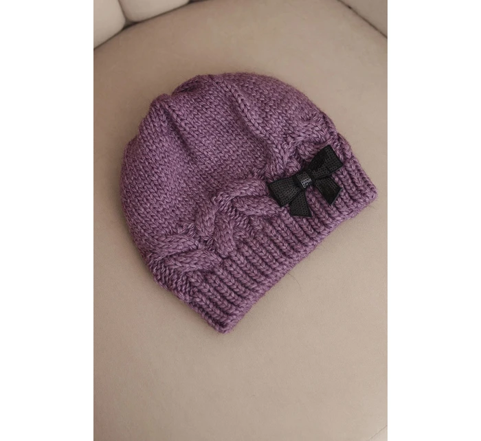 Čepice s rolováním Magda K293 camel