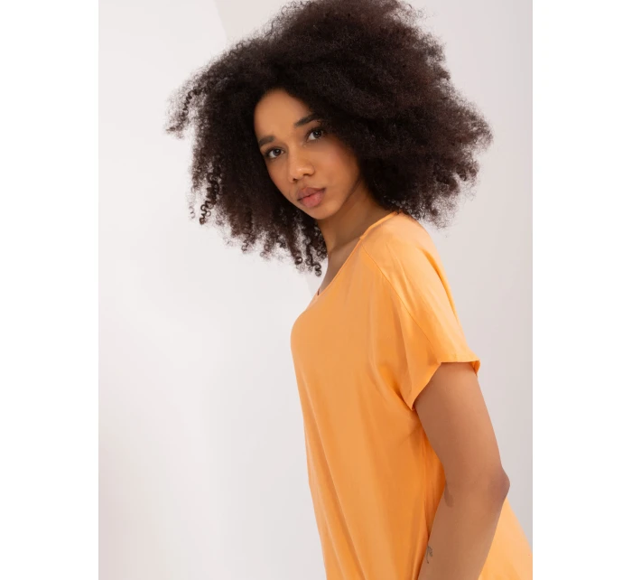 Halenka D73761Z10978R světle oranžová Halenka D73761Z10978R světle oranžová