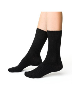 Hřejivé ponožky Alpaka 044 černé s vlnou