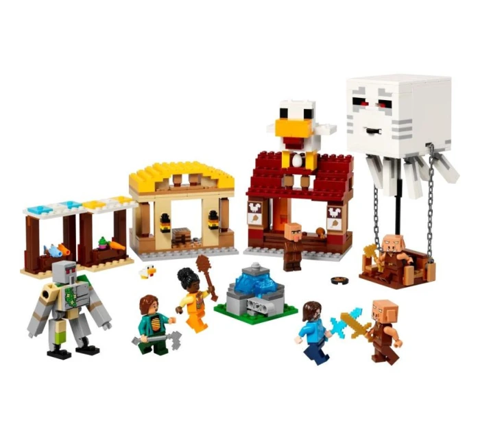 LEGO Minecraft 21273 Útok balónu Ghast na vesnici (VÝPRODEJ) LEGO Minecraft 21273 Útok balónu Ghast na vesnici (VÝPRODEJ)