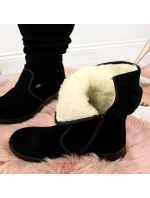 W zateplené kožené boty model 20469716 - Rieker