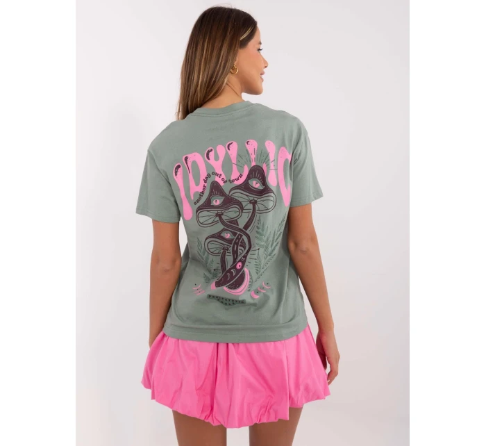 Tričko model 20941878 pistácie - FPrice Tričko model 20941878 pistácie - FPrice