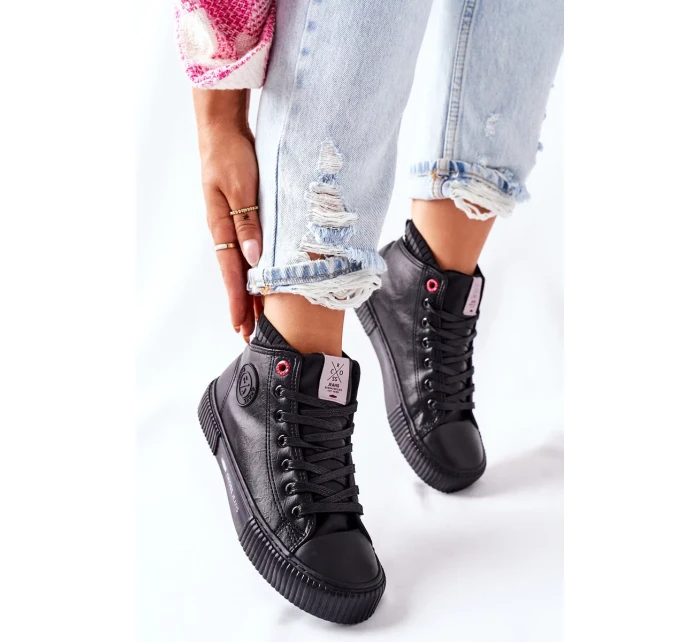 Dámské Tenisky Cross Jeans černé II2R4021 Dámské Tenisky Cross Jeans černé II2R4021