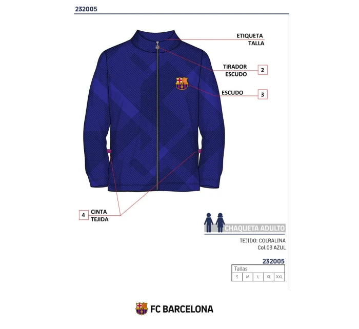 MĘSKA model 19065252 - FC BARCELONA