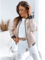 Dámská prošívaná bunda BASEBALL light pink FashionStreet TY3489